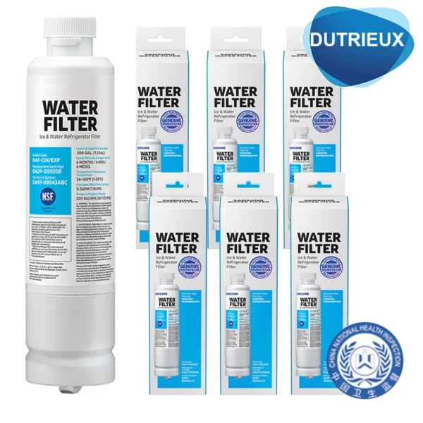 2/6Pcs ตู้เย็นกรองคาร์บอน DA29-00020B เครื่องกรองน้ําสําหรับ Samsung Natural แทนที่ DA29-00020B 1