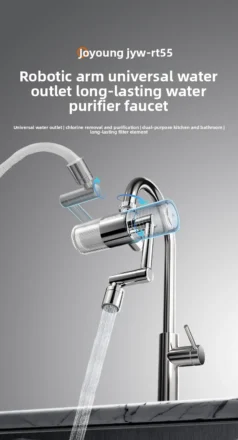 เครื่องกรองน้ำ ตัวกรองน้ำประปาอเนกประสงค์ ตัวกรองน้ำประปาในครัว ตัวกรองน้ำประปาแบบแรงดันสูง ตัวกรองน้ำสำหรับใช้ในครัวเรือน 1