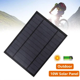 6V 9V 18V แผงพลังงานแสงอาทิตย์กลางแจ้ง DIY แบตเตอรี่ชาร์จแบบพกพา 2W 6W 10W Solar Cell USB Power Bank สําหรับโทรศัพท์มือถือเดินป่าตั้งแคมป์ 1