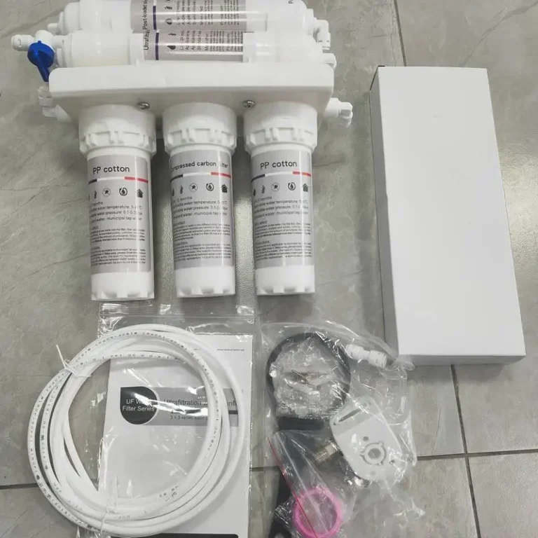 เครื่องกรองน้ำระบบอัลตร้าฟิลเตรชั่น 6 ขั้นตอน EIREE สำหรับใช้ในครัวเรือน ความละเอียดการกรองสูง 0.01 ไมครอน สำหรับครัว 1