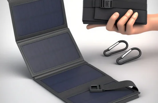 แผงโซลาร์เซลล์แบบพับได้ 30W เครื่องชาร์จแผงโซลาร์เซลล์แบบพกพา 4 พับ USB DC แหล่งจ่ายไฟมือถือแผงโซลาร์เซลล์แบบเต็มเวลา 1