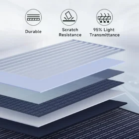 แผงโซลาร์เซลล์พับได้ ALLPOWERS รุ่น SP027 ขนาด 100W / 200W เครื่องชาร์จพลังงานแสงอาทิตย์ ประสิทธิภาพ 23% มาตรฐาน IP66 สำหรับรถบ้าน แคมป์ปิ้ง บ้านพักตากอากาศ และระบบไฟฟ้าแบบออฟกริด 2