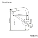 Smesiteli โปรโมชั่นทองเหลืองสามวิธี Matte สีดำ/สีขาวห้องครัวก๊อกน้ำ Osmosis Tri กระแสเงินสดอ่างล้างจาน 3 ทาง filter Tap 3