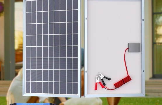 ชุดพลังงานแสงอาทิตย์ 300W - ชุดแผงโพลีคริสตัลไลน์ 12V ครบชุดการชาร์จ USB เหมาะสําหรับการเดินทางกลางแจ้งและพลังงานสํารอง 1