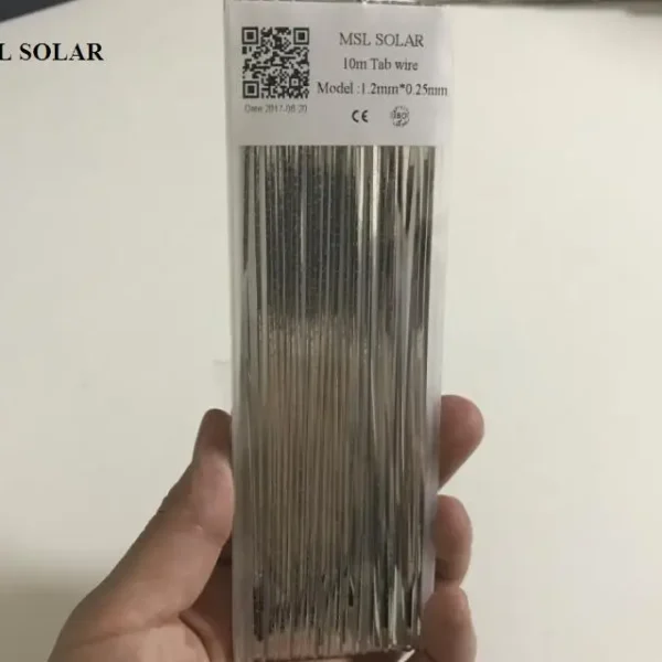 MSLพลังงานแสงอาทิตย์เซลล์แสงอาทิตย์บัดกรีแถบ1.2*0.25มิลลิเมตรแท็บลวดบัดกรีRibbion.ดีบุก-แผ่นแถบทองแดง10เมตร/ล็อตแผงเซลล์แสงอาทิตย์DIY 1
