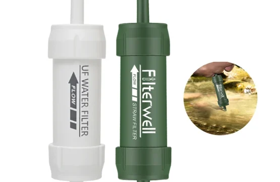 กลางแจ้งมินิกรองน้ําฟางกรองน้ําเพื่อการอยู่รอดหรืออุปกรณ์ฉุกเฉินเครื่องกรองน้ําไมครอนแบบพกพาสําหรับพายุ
