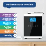 11 แผ่น Platinum เคลือบน้ําอัลคาไลน์ Ionizer เครื่องใช้ในครัวเรือน PH 4.5 ~ 10.5 อัลคาไลน์ Acid Water Ionizer สําหรับ Home 4