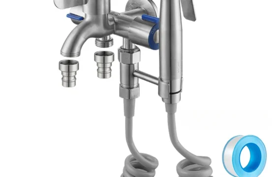 304ก๊อกน้ำสแตนเลสสตีลอเนกประสงค์แบบหนึ่งถึงสามเครื่องซักผ้าอ่างถูพื้นก๊อกน้ำที่ระเบียง 1