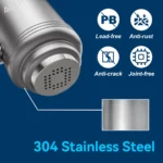 ALTHY ก๊อกน้ําสแตนเลสระบบเครื่องกรองน้ําประปาที่ผ่านการรับรอง NSF ช่วยลดสารตะกั่ว คลอรีน และรสชาติไม่ดีในครัว 6