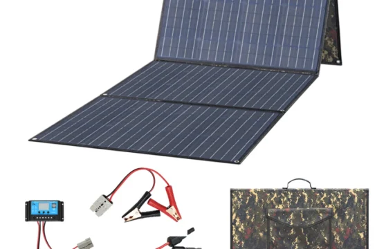 Foldable Solar Panel charger แผงโซล่าพับได้200W 150W 100W 12V กระเป๋าพับได้กันน้ำแบบพกพาที่ชาร์จแสงอาทิตย์แผงโซล่าชาร์จแบตเตอรี่ได้ 1