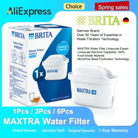 ไส้กรองน้ำ Brita Maxtra 1 ชิ้น 3 ชิ้น 6 ชิ้น สำหรับกาต้มน้ำ คาร์บอนกัมมันต์ กาต้มน้ำกรองน้ำ 1