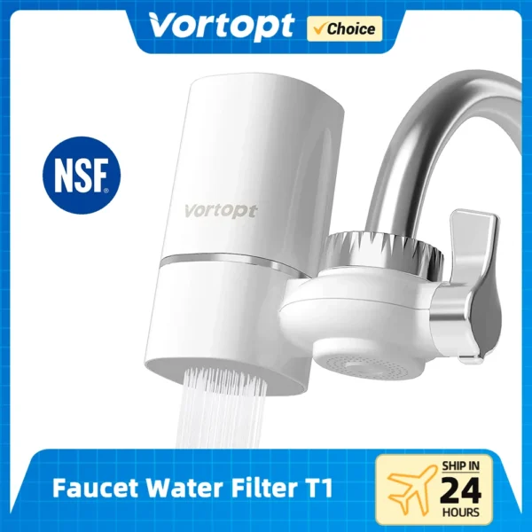 Vortopt เครื่องกรองน้ำสำหรับห้องครัวบ้าน filtro เครื่องกรองน้ำดื่ม400แกลลอน CEC Mount 0.5 GPM 5STAGE 1