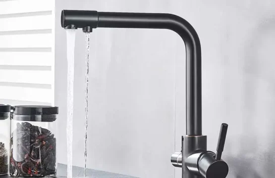 ULGKSDบริสุทธิ์ก๊อกน้ำChromeห้องครัวก๊อกน้ำคู่ก๊อกน้ำห้องครัวPurificationน้ำดื่มน้ำTap Tap 1