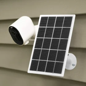 5V 10W กล้องแผงโซลาร์เซลล์เครื่องชาร์จ IP65 กล้องรักษาความปลอดภัยกันน้ำแผงโซลาร์เซลล์ 360 ° ตัวยึดติดผนังแบบปรับได้สำหรับอาร์โล อัลตร้า/อัลตร้า 2 1