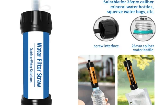 ที่กรองน้ำสำหรับการตั้งแคมป์กรองน้ำระบบขนาดเล็กเครื่องกรองน้ำเพื่อความอยู่รอดสำหรับท่องเที่ยวเดินป่าอุปกรณ์กลางแจ้งอุปกรณ์เดินป่า 1