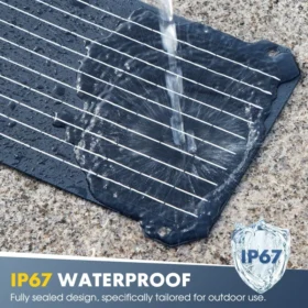 เครื่องชาร์จพลังงานแสงอาทิตย์ 30W พร้อมแรงดันไฟฟ้าและจอแสดงผลปัจจุบัน เอาต์พุต USB/TypeC พิเศษที่ได้รับการจดสิทธิบัตรคุณภาพสูงประสิทธิภาพสูง 4