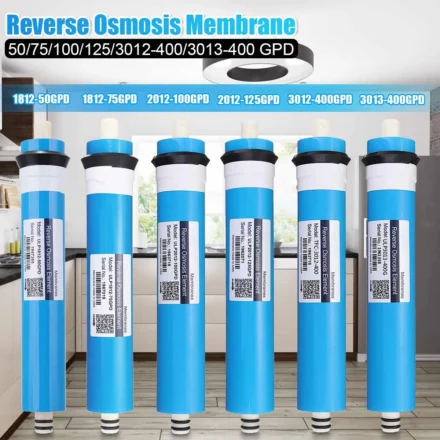 Home KITCHEN Reverse Osmosis ROเมมเบรนน้ําระบบกรองน้ําดื่มTreatment 50/75/100/125GPD 1