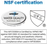 ALTHY ภายใต้อ่างล้างจานเครื่องกรองน้ําดื่ม-NSF/ANSI ได้รับการรับรองเชื่อมต่อโดยตรงภายใต้ระบบกรองน้ําเครื่องดื่มเคาน์เตอร์ 2