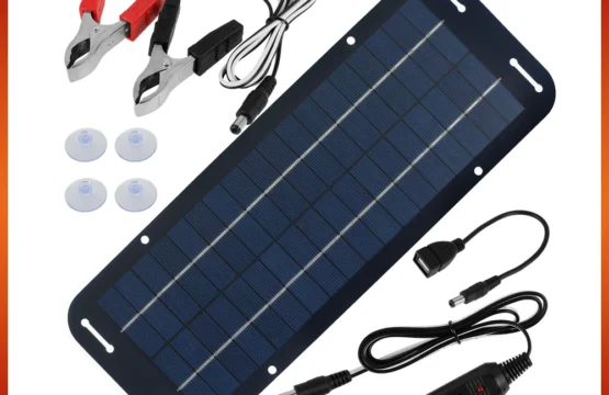 30W Solar Trickle Charger IP65 รถแบตเตอรี่แผงพลังงานแสงอาทิตย์ชุดชาร์จ 12-24V เครื่องชาร์จแบตเตอรี่พลังงานแสงอาทิตย์สําหรับรถยนต์ RV เรือรถจักรยานยนต์ 1