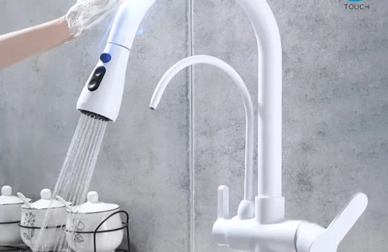 สมาร์ทสัมผัสบนกรองก๊อกน้ําห้องครัว Senducs ร้อนเย็นดึงออกอ่างล้างจานผสมแตะเซ็นเซอร์น้ําบริสุทธิ์สัมผัสก๊อกน้ําห้องครัว 1