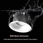 ไฟ LED ติดเพดานแบบกันน้ำ IP65 36W AC90-260V ไฟดาวน์ไลท์แบบฝังสำหรับห้องครัว อ่างล้างหน้า ห้องน้ำ ตกแต่งบ้าน 2