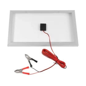 แผงโซลาร์เซลล์ 18V 20W ชุดควบคุมพลังงานแบบพกพา คลิปหนีบแบบจระเข้ สำหรับใช้งานกลางแจ้ง เครื่องกำเนิดไฟฟ้าพลังงานแสงอาทิตย์แบบชาร์จไฟได้สำหรับใช้ในบ้าน เครื่องชาร์จพลังงานแสงอาทิตย์สำหรับรถบ้าน 3