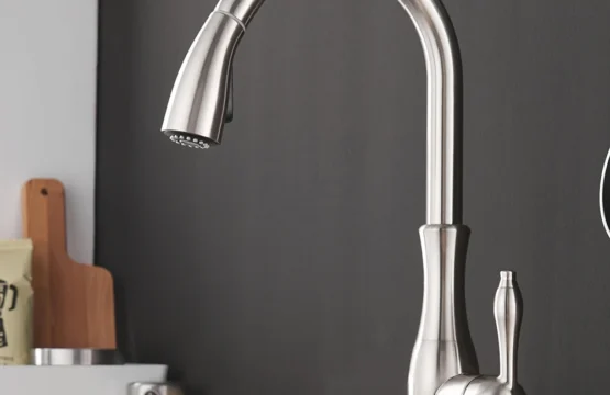 ก๊อกน้ําห้องครัว Silver เดี่ยวดึง KITCHEN TAP SINGLE Hole Handle หมุน 360 องศา Water Mixer TAP Mixer TAP 866011 1