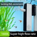 ตัวกรองตู้ปลาเงียบ ระบบกรองน้ำ 3 in 1 ในตัว ระบบกรองตู้ปลาขนาดเล็ก ปั๊มออกซิเจน 25W 2