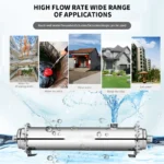 ระบบกรองน้ำสแตนเลส 304 DIVEDEER พร้อมไส้กรอง UF PVDF สำหรับกรองน้ำดื่มในครัวเรือนและเชิงพาณิชย์ 2