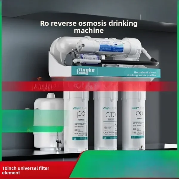 เครื่องกรองน้ำระบบ Reverse Osmosis สำหรับใช้ในบ้าน, ไส้กรองน้ำ DY, เครื่องกรองน้ำดื่มได้ทันที ไหลแรง สำหรับใช้ในครัว 1