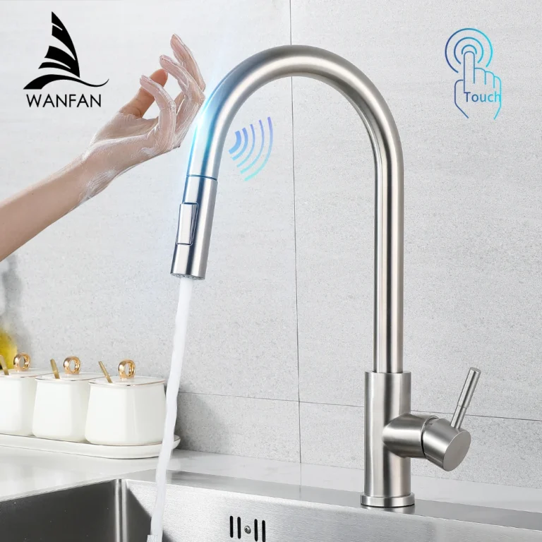สมาร์ท Touch ก๊อกน้ําห้องครัวเครนสําหรับ Sensor Kitchen Water Tap Sink Mixer หมุน Touch ก๊อกน้ํา Sensor Water Mixer KH-1015 1