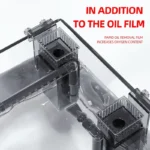 6W Aquarium Surface Oil Skimmer Filter Mute Auto โปรเซสเซอร์ฟิล์มน้ํามันลบเครื่องมือสําหรับ Aquarium Fish Tank กรองน้ํา 220-240V 6