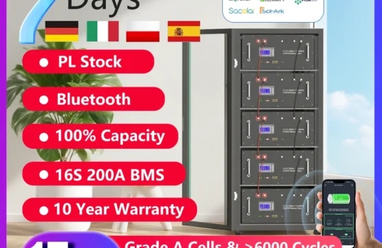EU สต็อก 48V 300Ah LiFePO4 แบตเตอรี่ Active Equalizer 15Kwh 100Ah 120Ah 200Ah 150Ah 6000 รอบ RS485 สามารถ Home Energy Storage 1