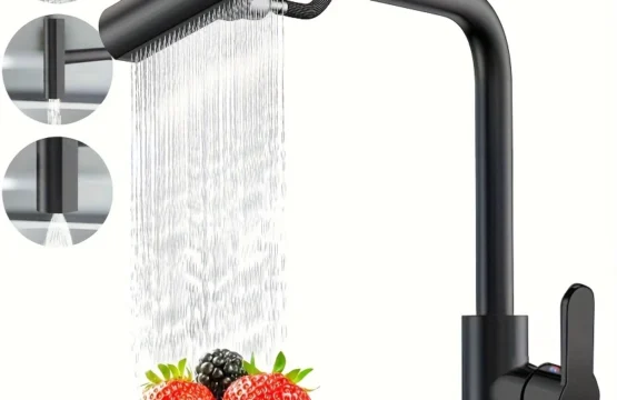 ก๊อกน้ำแบบดึงออกได้สำหรับห้องครัว ก๊อกน้ำแบบยืดหดได้สี่ประเภท ก๊อกน้ำแบบกันน้ำกระเซ็น ใช้งานได้หลากหลายสำหรับเคาน์เตอร์ต่างๆ 1