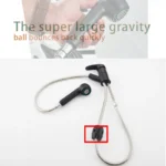 แบล็คด้าน 360 °   การหมุนดึงออกก๊อกน้ําทองเหลืองร้อนและเย็นผสมอ่างล้างจานแตะกว้างเดี่ยวก๊อกน้ําห้องครัวดาดฟ้า instal 5