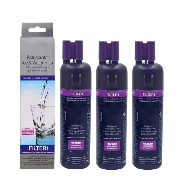 Filter1ตู้เย็นเครื่องกรองน้ำสำหรับ W10295370A เข้ากันได้กับ P4RFWB EDR1RXD1 P8RFWB2L GRE1001 46-9081 46-9930 RFC3700A WF537 1