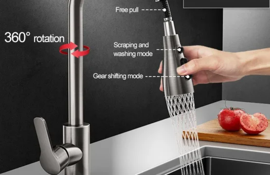 ก๊อกน้ําห้องครัวสแตนเลสดึงออก, อ่างล้างจานในครัวเรือนร้อนและเย็น, อ่างล้างจานแบบพับเก็บได้, อ่างล้างหน้าผัก fau 1