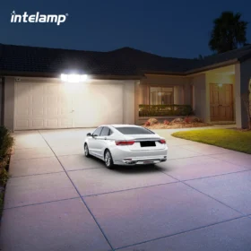 1200LM ไฟ LED พลังงานแสงอาทิตย์แสงแดดกลางแจ้งที่มีประสิทธิภาพกลางแจ้ง Motion Sensor กันน้ําภายนอกโคมไฟพลังงานแสงอาทิตย์ Garden Street Wall โคมไฟ 2