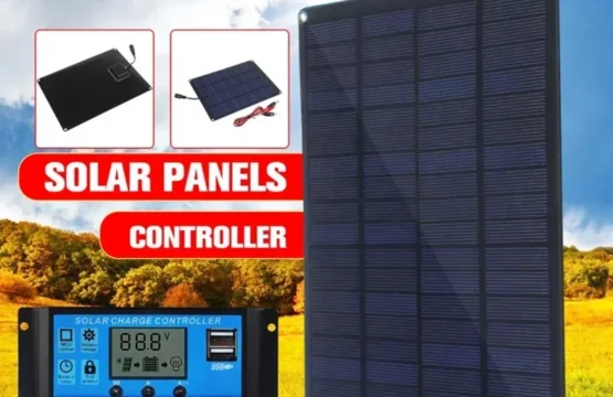 แผงโซลาร์เซลล์ 20W 18V พร้อมคลิปแบตเตอรี่กลางแจ้ง Camping Hiking Off Grid Charger กันน้ําสําหรับโทรศัพท์ฉุกเฉินชาร์จพลังงานแสงอาทิตย์ 1