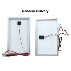 30W D C 12V/18V ชุดแผงพลังงานแสงอาทิตย์ชุดคลิปจระเข้/IP65 กันน้ําสําหรับบ้านในร่มกลางแจ้งแบบพกพา 2