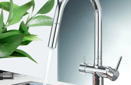 Wanmivezlo หัวฉีดขยายก๊อกน้ำสำหรับห้องครัว360องศาผสมร้อนเย็นก๊อกห้องครัวที่จับแบบคู่น้ำดื่มก๊อกน้ำ 1