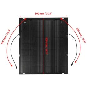 300W ETFE แผงพลังงานแสงอาทิตย์ 18V Solar Cell Battery Charger แผ่นพลังงานแสงอาทิตย์สําหรับ Outdoor Camping Yacht Motorhome รถ RV เรือ 5