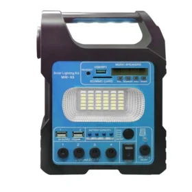 ระบบกำเนิดพลังงานแสงอาทิตย์แบบพกพาพร้อมหลอดไฟ3หลอดชุดไฟถ่ายภาพมินิ6W แหล่งจ่ายไฟฉุกเฉินกลางแจ้งแผงโซล่าสำหรับเดินป่าตั้งแคมป์ 5