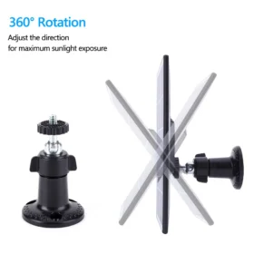 5V 10W กล้องแผงโซลาร์เซลล์เครื่องชาร์จ IP65 กล้องรักษาความปลอดภัยกันน้ำแผงโซลาร์เซลล์ 360 ° ตัวยึดติดผนังแบบปรับได้สำหรับอาร์โล อัลตร้า/อัลตร้า 2 6