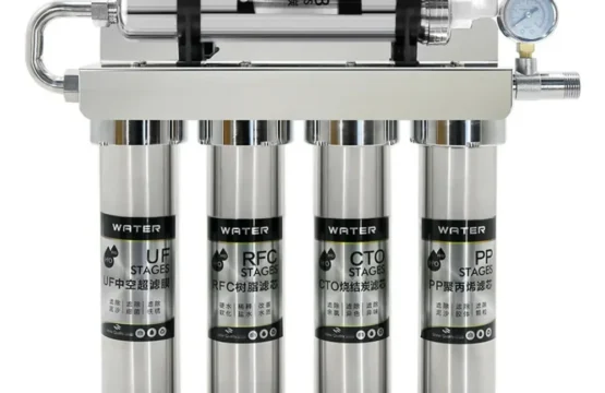 เครื่องกรองน้ำ 5 ขั้นตอน แบบติดตั้งใต้ซิงค์ ดื่มได้ทันที ผลิตจากสแตนเลส กำจัดสนิม ทราย คลอรีนตกค้าง และจุลชีพ 1