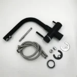 Smesiteli โปรโมชั่นทองเหลืองสามวิธี Matte สีดำ/สีขาวห้องครัวก๊อกน้ำ Osmosis Tri กระแสเงินสดอ่างล้างจาน 3 ทาง filter Tap 4