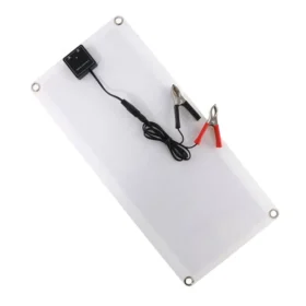 แผงเซลล์แสงอาทิตย์ควบคุม10A-100A เซลล์พลังงานแสงอาทิตย์20W-1000W แผงโซล่า12V ชุดจานโซลาร์เซลล์สำหรับรถยนต์ RV คาราวานบ้านตั้งแคมป์กลางแจ้งแบตเตอรี่ 4