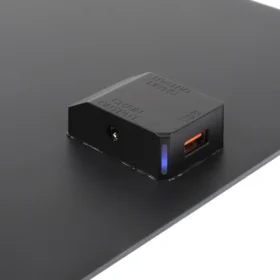 แผงพลังงานแสงอาทิตย์ 60W USB + DC เอาต์พุต Monocrystalline Solar Cell พร้อมชุดควบคุม PWM กลางแจ้ง Power Charger สําหรับโทรศัพท์ Camping RV รถ 6