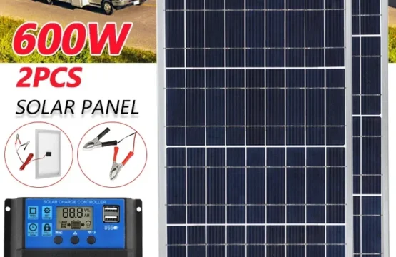 ชุดแผงพลังงานแสงอาทิตย์ 300W/600W Complete 12V Polycrystalline USB แบบพกพากลางแจ้งชาร์จพลังงานแสงอาทิตย์พลังงานแสงอาทิตย์ 1