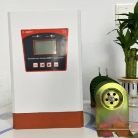 ตัวควบคุมการชาร์จแบบไฮบริดพลังงานลมและพลังงานแสงอาทิตย์ 12V 24V 48V 6000W 8000W MPPT สำหรับแบตเตอรี่ลิเธียมและตะกั่วกรด ใช้กับแผงโซลาร์เซลล์และกังหันลม 3